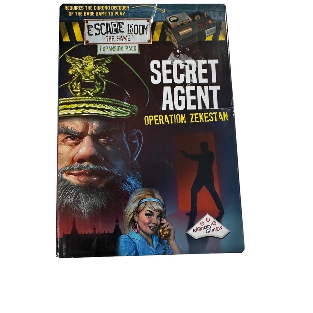 Escape Room Game Secret Agent Board Game Expansion Pack Operation Zekestan NIB